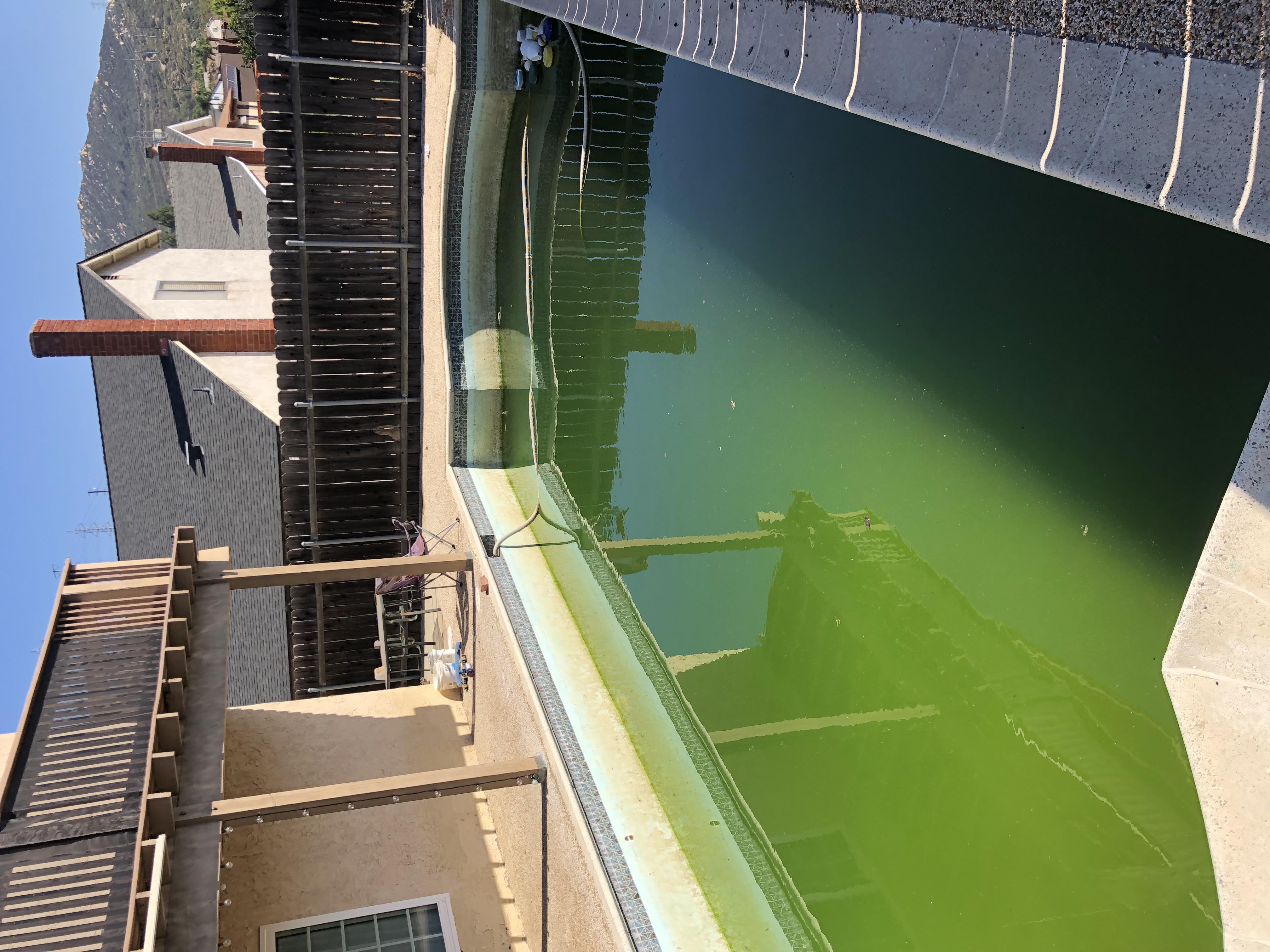 Neglected San Diego Pool Before Demolition